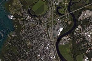 康科德市衛星地圖-美國新罕布希爾州康科德市中文版地圖瀏覽-康科德旅遊地圖