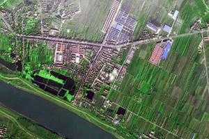 城隍镇卫星地图-湖北省孝感市汉川市舳值、村地图浏览