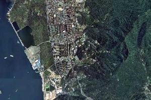 鎮海市衛星地圖-韓國光州市慶尚南道鎮海市中文版地圖瀏覽-鎮海旅遊地圖