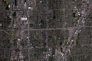 沃伦市卫星地图-美国密歇根州沃伦市中文版地图浏览-沃伦旅游地图
