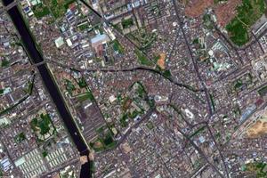 朗貝村衛星地圖-廣東省東莞市常平鎮朗洲村地圖瀏覽