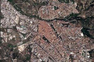 萨萨里市卫星地图-意大利萨萨里市中文版地图浏览-萨萨里旅游地图