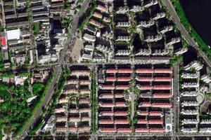 裕龙四区社区卫星地图-北京市顺义区光明街道金港家园社区地图浏览