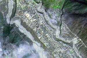 磨西鎮衛星地圖-四川省甘孜藏族自治州瀘定縣燕子溝鎮、村地圖瀏覽