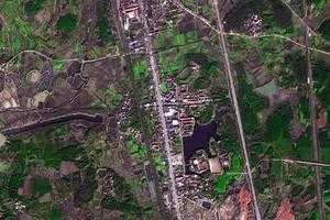 贺胜桥镇卫星地图-湖北省咸宁市咸安区向阳湖奶牛良种场、村地图浏览
