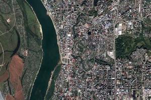 托木斯克市衛星地圖-俄羅斯托木斯克市中文版地圖瀏覽-托木斯克旅遊地圖
