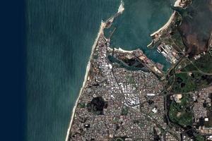 班伯里市卫星地图-澳大利亚悉尼市墨尔本市西澳大利亚州班伯里市中文版地图浏览-班伯里旅游地图