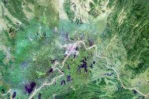 湖北省卫星地图-湖北省、市、县、村各级地图浏览