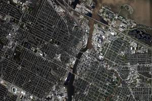 格林贝市卫星地图-美国威斯康星州格林贝市中文版地图浏览-格林贝旅游地图