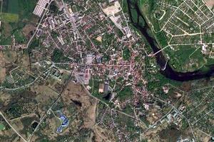 库尔迪加市卫星地图-拉脱维亚库尔迪加市中文版地图浏览-库尔迪加旅游地图