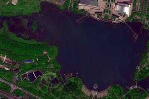月湖卫星地图-湖北省武汉市汉阳区四新街道地图浏览