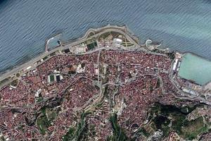 特拉布宗市衛星地圖-土耳其特拉布宗市中文版地圖瀏覽-特拉布宗旅遊地圖