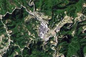 茶坝乡卫星地图-四川省广元市青川县茶坝乡、村地图浏览