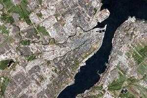 魁北克市衛星地圖-加拿大魁北克市中文版地圖瀏覽-魁北克旅遊地圖