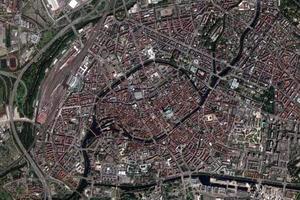 斯特拉斯堡市衛星地圖-法國斯特拉斯堡市中文版地圖瀏覽-斯特拉斯堡旅遊地圖