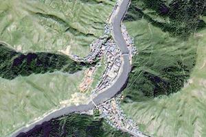 如龍鎮衛星地圖-四川省甘孜藏族自治州新龍縣如龍鎮、村地圖瀏覽