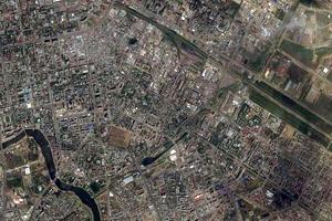 努爾蘇丹市(首都)衛星地圖-哈薩克努爾蘇丹市(首都)中文版地圖瀏覽-努爾蘇丹旅遊地圖