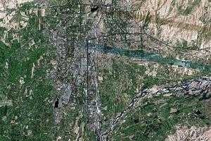 杜尚別市(首都)衛星地圖-塔吉克杜尚別市(首都)中文版地圖瀏覽-杜尚別旅遊地圖