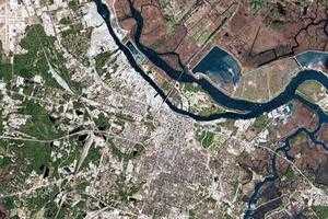 萨凡纳市卫星地图-美国佐治亚州萨凡纳市中文版地图浏览-萨凡纳旅游地图