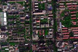 防化社區衛星地圖-北京市海淀區花園路街道冠城園社區地圖瀏覽