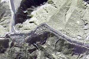 东女谷乡卫星地图-四川省甘孜藏族自治州丹巴县墨尔多山镇、村地图浏览