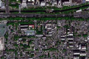北锣鼓巷社区卫星地图-北京市东城区安定门街道交北头条社区地图浏览