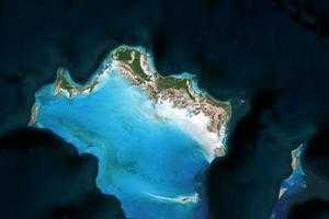 特克斯和凯科斯群岛卫星地图-特克斯和凯科斯群岛各城市中文版地图浏览-特克斯和凯科斯群岛旅游地图