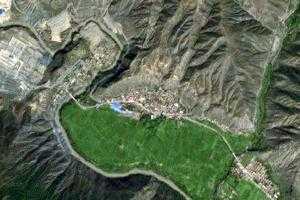洛大乡卫星地图-甘肃省甘南藏族自治州迭部县洛大乡、村地图浏览