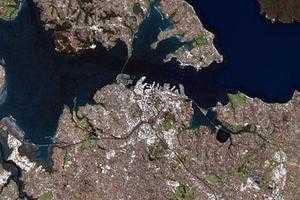 奥克兰市卫星地图-新西兰奥克兰市中文版地图浏览-奥克兰旅游地图