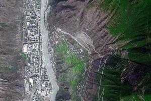 時濟鄉衛星地圖-四川省甘孜藏族自治州康定市榆林街道、村地圖瀏覽