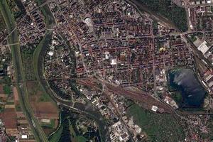 奥波莱市卫星地图-波兰奥波莱市中文版地图浏览-奥波莱旅游地图