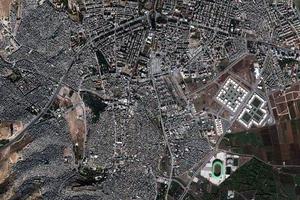 尚勒烏爾法市衛星地圖-土耳其尚勒烏爾法市中文版地圖瀏覽-尚勒烏爾法旅遊地圖