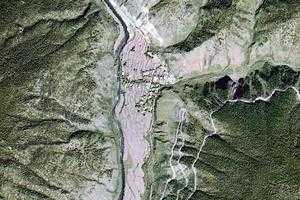 正斗乡卫星地图-四川省甘孜藏族自治州乡城县正斗乡、村地图浏览