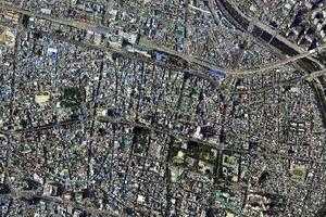 大邱市衛星地圖-韓國光州市中文版地圖瀏覽-大邱旅遊地圖