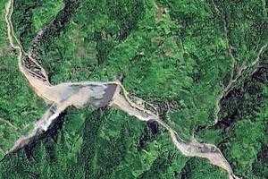 施家堡乡卫星地图-四川省阿坝藏族羌族自治州松潘县毛儿盖镇、村地图浏览