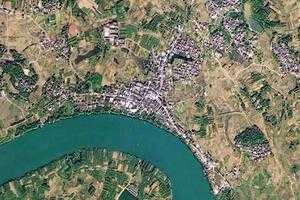 新塘乡卫星地图-广西壮族自治区贵港市港南区新塘乡、村地图浏览