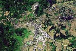 勺窝乡卫星地图-贵州省毕节市纳雍县文昌街道、村地图浏览