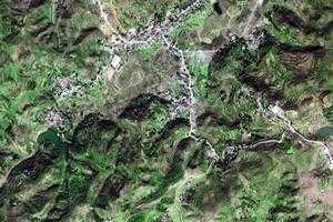 牛场苗族彝族乡卫星地图-贵州省毕节市大方县红旗街道、村地图浏览