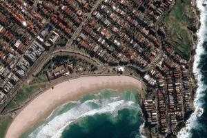 澳大利亞邦迪海灘旅遊地圖_澳大利亞邦迪海灘衛星地圖_澳大利亞邦迪海灘景區地圖