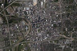 哥伦布市卫星地图-美国俄亥俄州哥伦布市中文版地图浏览-哥伦布旅游地图