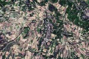 白关堡回族乡卫星地图-甘肃省陇南市礼县白关堡回族乡、村地图浏览