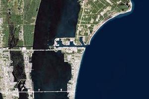 卡納維爾角衛星地圖-美國佛羅里達州卡納維爾角中文版地圖瀏覽-卡納維爾角旅遊地圖
