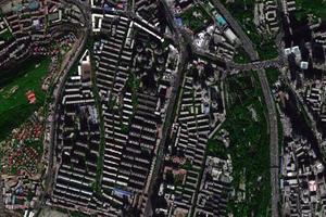 火车南站卫星地图-新疆维吾尔自治区阿克苏地区乌鲁木齐市沙依巴克区长胜东街道地图浏览