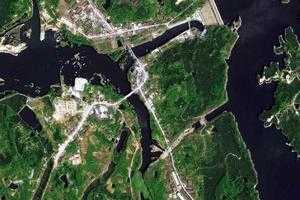 白蓮鎮衛星地圖-湖北省黃岡市浠水縣策湖國家濕地公園管理處、村地圖瀏覽