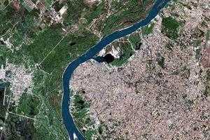 亞松森市(首都)衛星地圖-巴拉圭亞松森市(首都)中文版地圖瀏覽-亞松森旅遊地圖