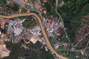 保佛市衛星地圖-馬來西亞沙巴州保佛市中文版地圖瀏覽-保佛旅遊地圖