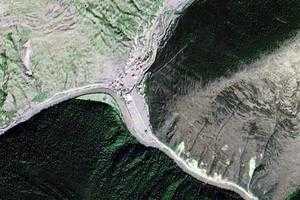 泥巴乡卫星地图-四川省甘孜藏族自治州炉霍县虾拉沱镇、村地图浏览