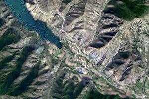 藏巴哇乡卫星地图-甘肃省甘南藏族自治州卓尼县藏巴哇乡、村地图浏览