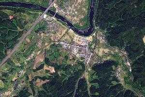 程龙镇卫星地图-江西省赣州市龙南市九连山镇、村地图浏览