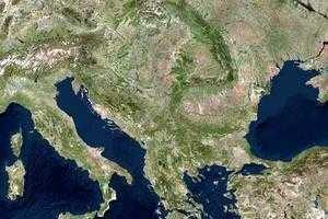 塞尔维亚卫星地图-塞尔维亚各城市中文版地图浏览-塞尔维亚旅游地图
